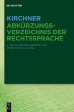 Kirchner – Abkürzungsverzeichnis der Rechtssprache