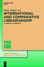 International and comparative librarianship: A thematic approach