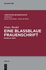 Eine blaßblaue Frauenschrift: (Novelle 1941)