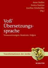 Voß’ Übersetzungssprache