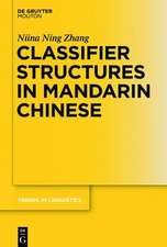 Classifier Structures in Mandarin Chinese