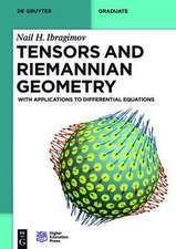 Tensors and Riemannian Geometry: With Applications to Differential Equations