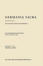 Die Bamberger Bischöfe von 1693 bis 1802. Das exemte Bistum Bamberg 4