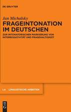 Frageintonation Im Deutschen