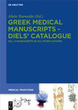 Greek Medical Manuscripts 4 - Diels' Catalogue