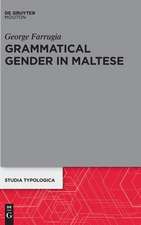 Grammatical Gender in Maltese