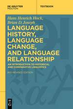 Language History, Language Change, and Language Relationship