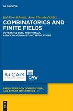 Combinatorics and Finite Fields