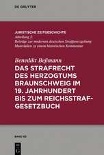 Das Strafrecht des Herzogtums Braunschweig im 19. Jahrhundert bis zum Reichsstrafgesetzbuch