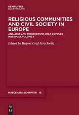 Religious Communities and Civil Society in Europe