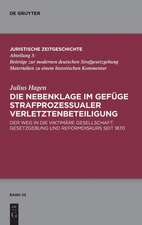 Hagen, J: Nebenklage im Gefüge strafprozessualer Verletztenb