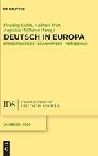 Deutsch in Europa