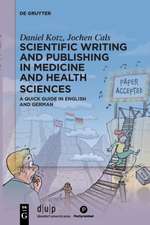 Scientific writing and publishing in medicine and health sciences