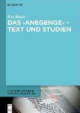 Bauer, E: Anegenge - Text und Studien