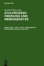 ZPO, 2. Buch: Verfahren im ersten Rechtszuge, §§ 253-329