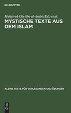 Mystische Texte aus dem Islam: drei Gedichte des Arabi 1240