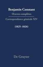 Correspondance générale 1825-1826