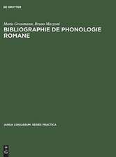 Bibliographie de phonologie romane