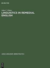 Linguistics in remedial English