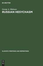 Russian hesychasm: The spirituality of Nil Sorskij