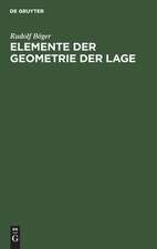 Elemente der Geometrie der Lage