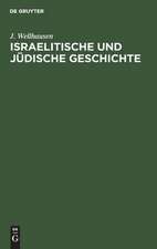 Israelitische und jüdische Geschichte