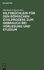 Hilfsbüchlein für den römischen Zivilprozess zum Gebrauch bei Vorlesung u. Studium: Auf d. Grundlage d. Vorlesungsbeilagen