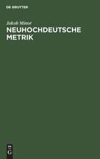 Neuhochdeutsche Metrik: ein Handbuch