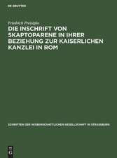 Die Inschrift von Skaptoparene in ihrer Beziehung zur kaiserlichen Kanzlei in Rom