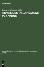 Advances in language planning