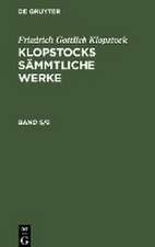 Oden ; Theil 2: aus: [Sämmtliche Werke ] Klopstocks sämmtliche Werke, 5