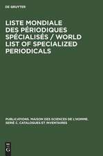 Sciences de l'éducation: liste mondiale des périodiques spécialisés - Sciences of education ; World list of specialized periodicals