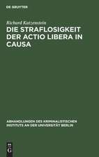 Die Straflosigkeit der actio libera in causa