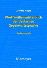 Wortfamilienwörterbuch der deutschen Gegenwartssprache