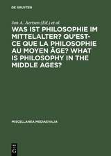 Was ist Philosophie im Mittelalter? Qu'est-ce que la philosophie au moyen âge? What is Philosophy in the Middle Ages?: Akten des X. Internationalen Kongresses für Mittelalterliche Philosophie der Société Internationale pour l'Etude de la Philosophie Médiévale, 25. bis 30. August 1997 in Erfurt