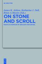 On Stone and Scroll: Essays in Honour of Graham Ivor Davies