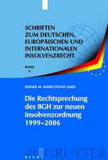 Die Rechtsprechung des BGH zur neuen Insolvenzordnung 1999-2006: Systematische Darstellung