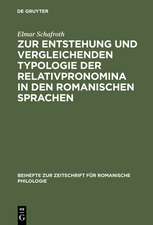 Zur Entstehung und vergleichenden Typologie der Relativpronomina in den romanischen Sprachen: Mit besonderer Berücksichtigung des Substandards