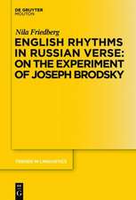 English Rhythms in Russian Verse: On the Experiment of Joseph Brodsky