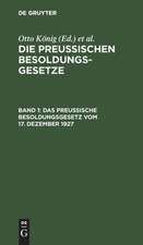 Das Preußische Besoldungsgesetz vom 17. Dezember 1927