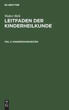 Kinderkrankheiten