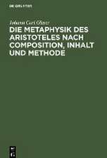 Die Metaphysik des Aristoteles nach Composition, Inhalt und Methode