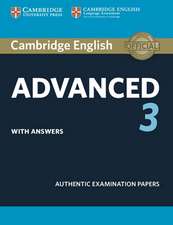 Cambridge English Advanced 3. Student's Book with answers