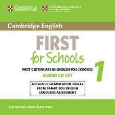 Cambridge English First for Schools 1 for updated exam. Audio CDs (2)