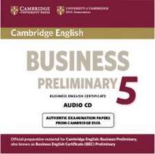 Cambridge BEC. Preliminary Audio-CD 5