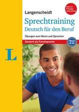 Langenscheidt Sprechtraining Deutsch für den Beruf - Buch mit MP3-Download