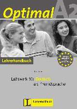 Optimal A2 - Lehrerhandbuch A2 mit Lehrer-CD-ROM