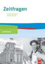 Zeitfragen. Serviceband 11.-13. Klasse. Politische Bildung für berufliche Schulen