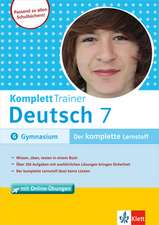 KomplettTrainer Deutsch Gymnasium 7. Klasse