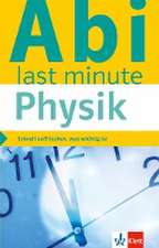 Klett Abi last minute Physik